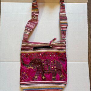 Cotton Hobo Sling Bag Handcrafted